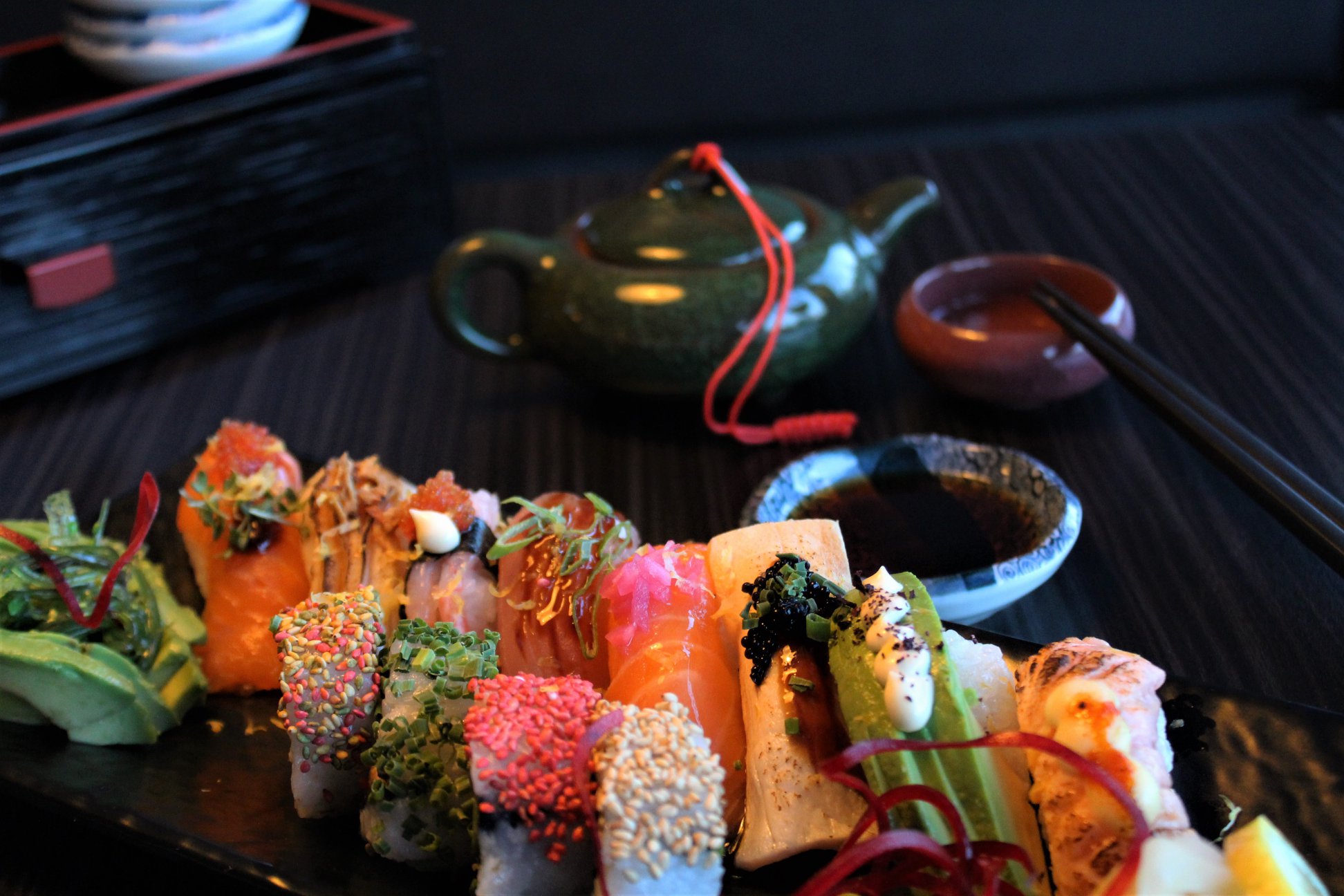 Hantverkad sushi från Berga Sushi